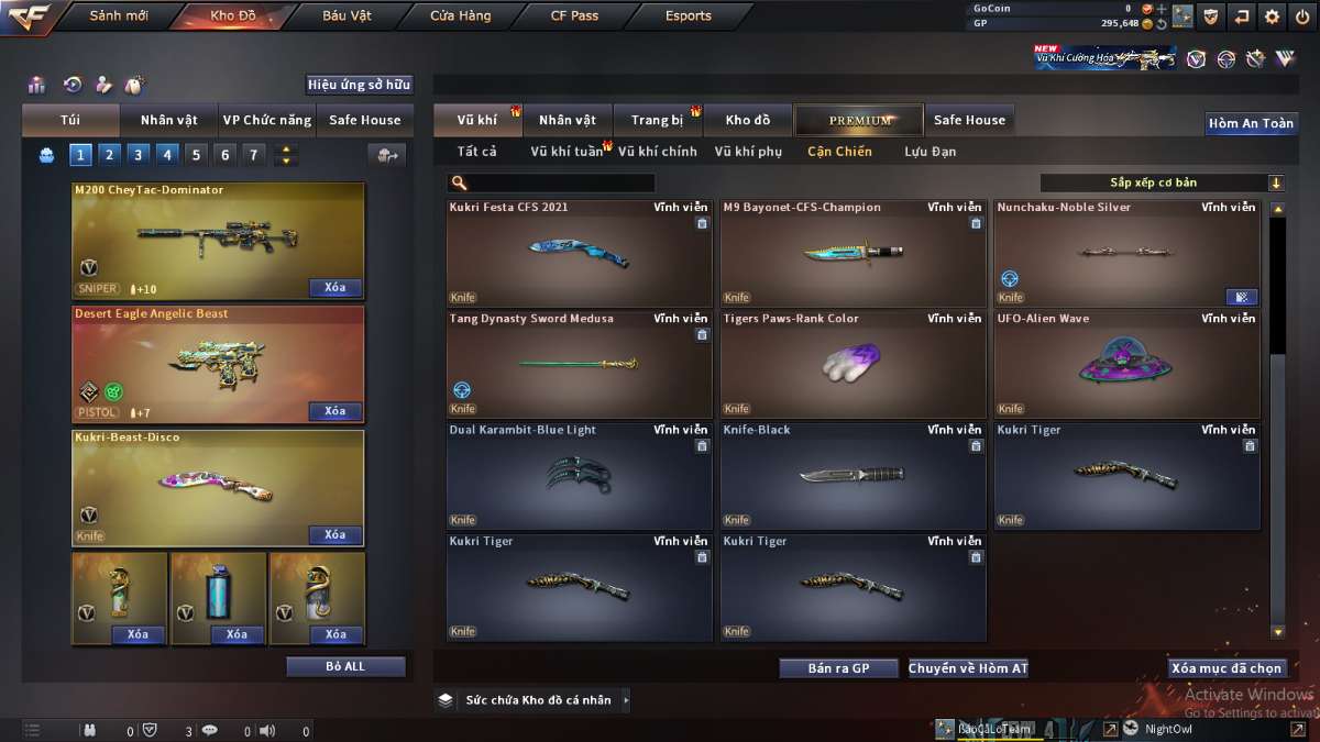 shop acc cf uy tin gia re